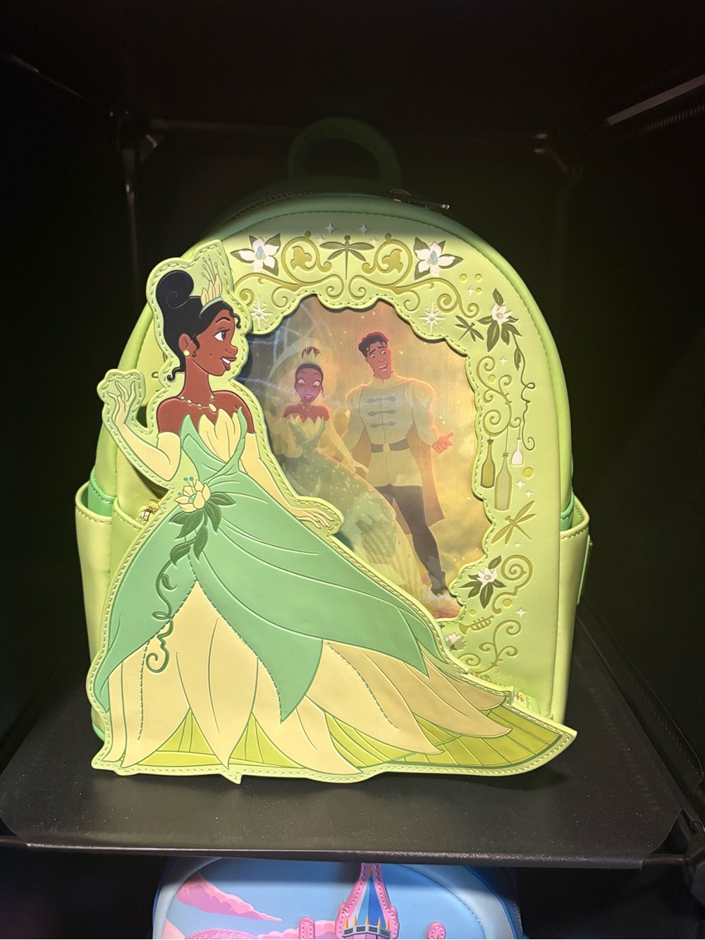 Disney Loungefly Tiana Green Princess Mini Backpack